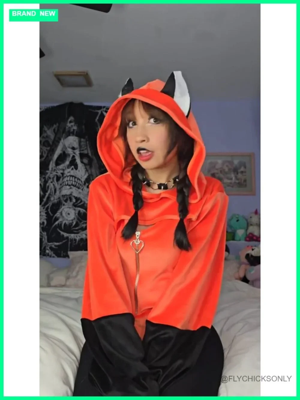 Fox Cosplay Lingerie Bodysuit Sexy Anime Costume with Ears